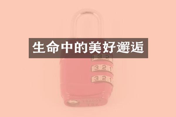 生命中的美好邂逅