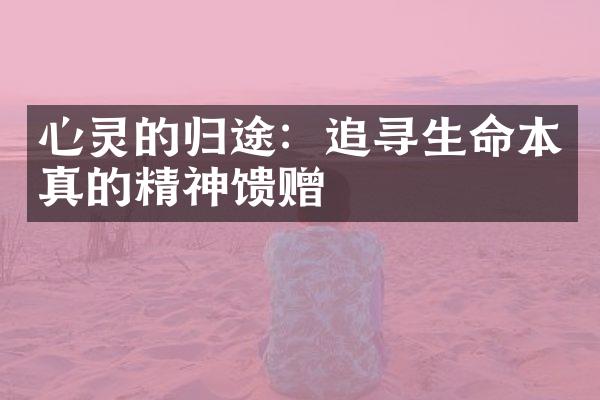 心灵的归途：追寻生命本真的精神馈赠