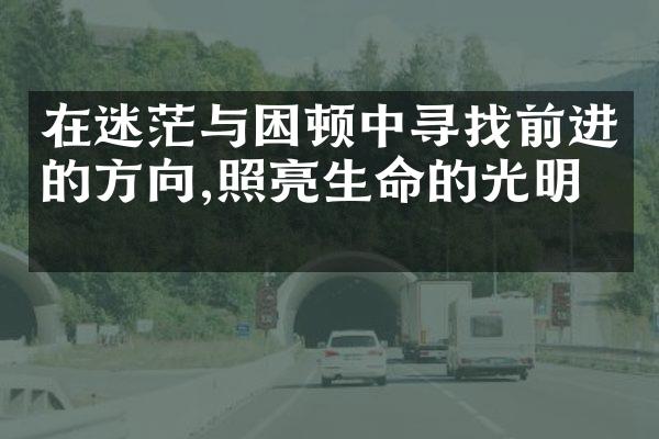 在迷茫与困顿中寻找前进的方向,照亮生命的光明。