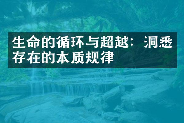 生命的循环与超越：洞悉存在的本质规律