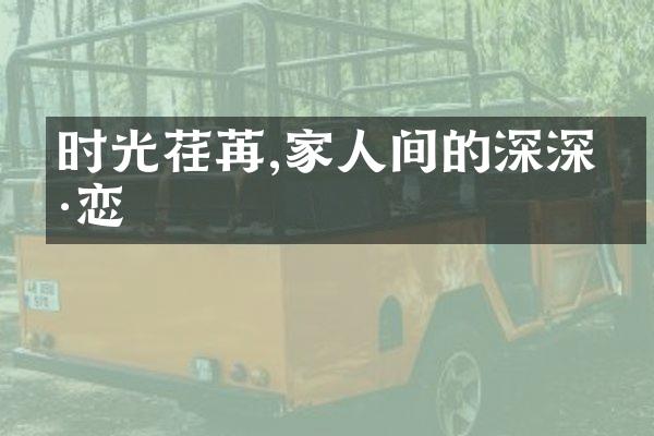 时光荏苒,家人间的深深眷恋