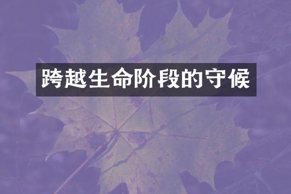 跨越生命阶段的守候