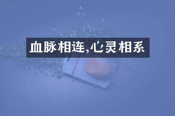 血脉相连,心灵相系