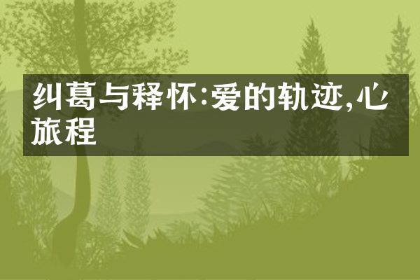 纠葛与释怀:爱的轨迹,心的旅程