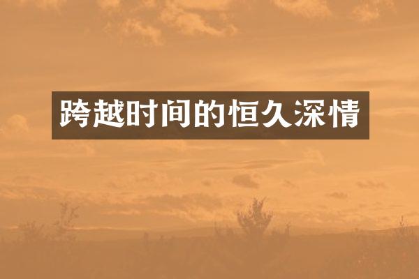 跨越时间的恒久深情