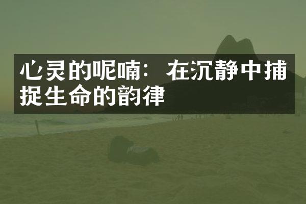 心灵的呢喃：在沉静中捕捉生命的韵律