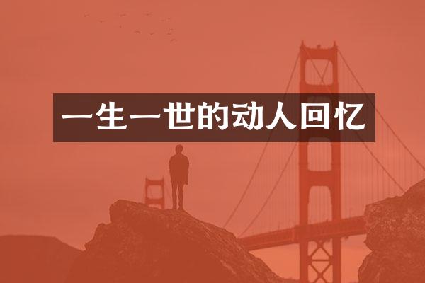 一生一世的动人回忆