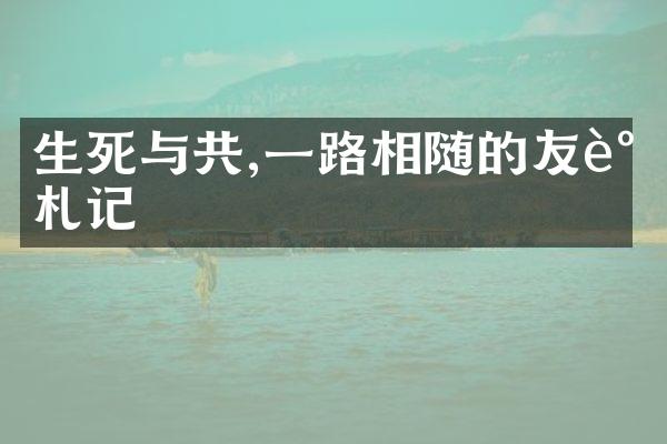 生死与共,相随的友谊札记