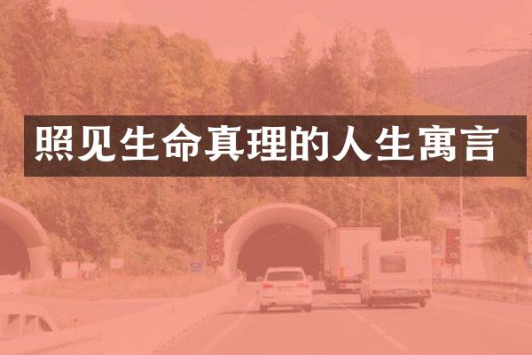 照见生命真理的人生寓言