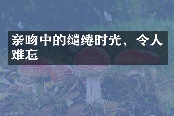 亲吻中的缱绻时光，令人难忘