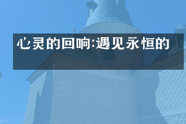 心灵的回响:遇见永恒的美