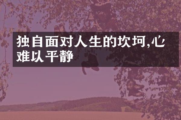独自面对人生的坎坷,心中难以平静
