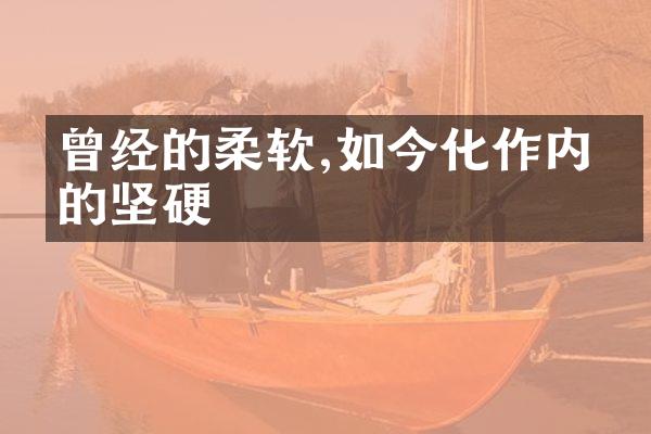 曾经的柔软,如今化作内心的坚硬