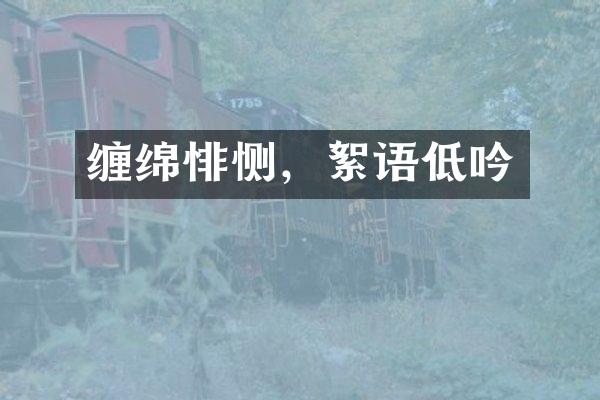 缠绵悱恻，絮语低吟