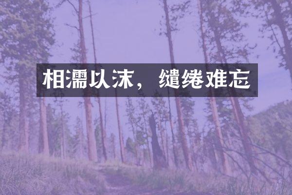 相濡以沫，缱绻难忘