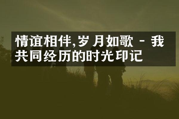 情谊相伴,岁月如歌 - 我们共同经历的时光印记