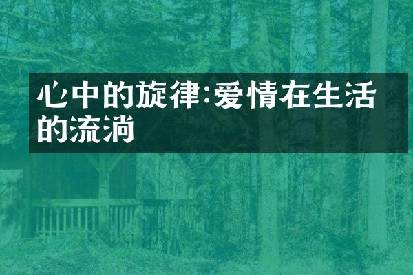 心中的旋律:爱情在生活中的流淌