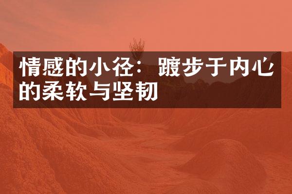 情感的小径：踱步于内心的柔软与坚韧
