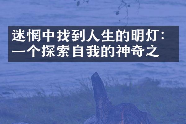 迷惘中找到人生的明灯：一个探索自我的神奇之旅