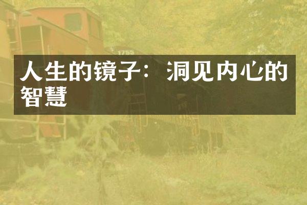人生的镜子：洞见内心的智慧