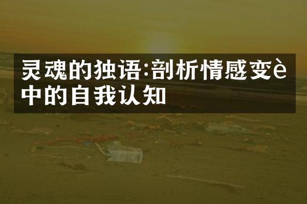 灵魂的独语:剖析情感变迁中的自我认知
