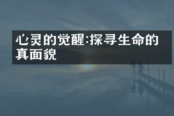 心灵的觉醒:探寻生命的本真面貌