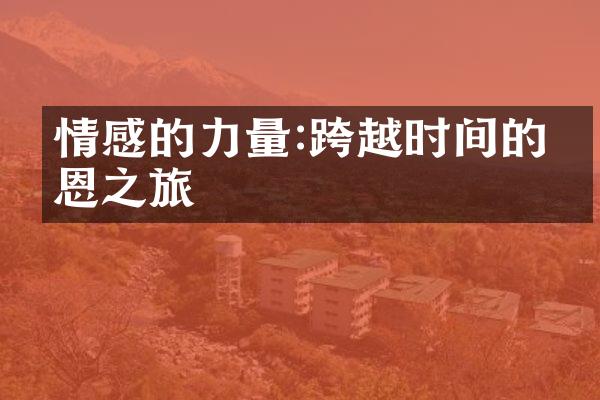 情感的力量:跨越时间的感恩之旅