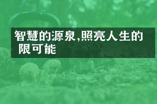 智慧的源泉,照亮人生的无限可能