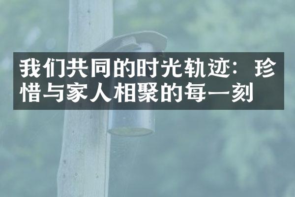 我们共同的时光轨迹：珍惜与家人相聚的每一刻