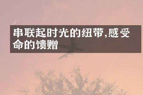 串联起时光的纽带,感受生命的馈赠