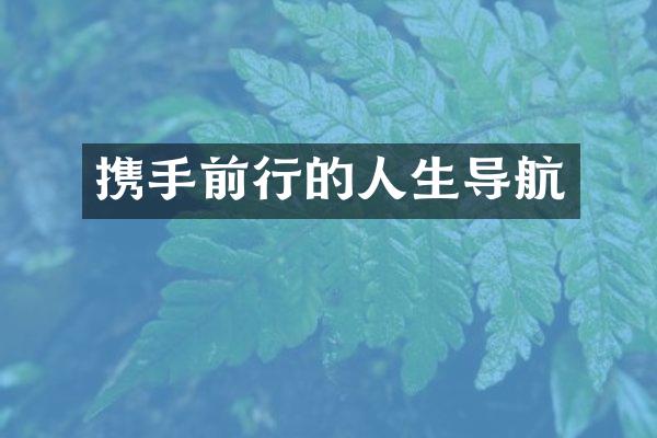 携手前行的人生导航