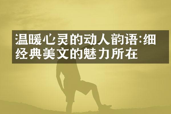 温暖心灵的动人韵语:细味经典美文的魅力所在