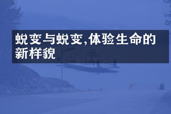 蜕变与蜕变,体验生命的崭新样貌