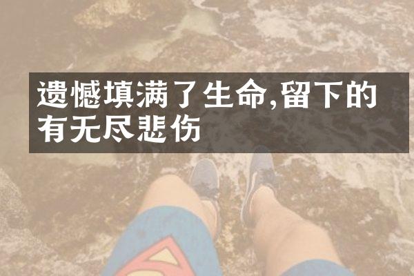 遗憾填满了生命,留下的只有无尽悲伤