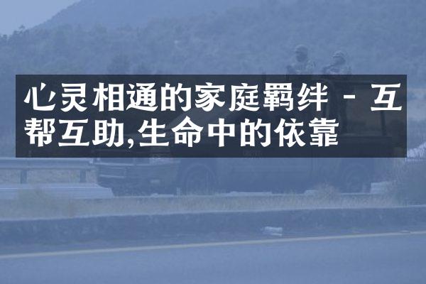 心灵相通的家庭羁绊 - 互帮互助,生命中的依靠