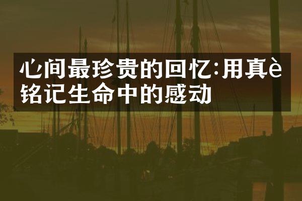 心间最珍贵的回忆:用真诚铭记生命中的感动