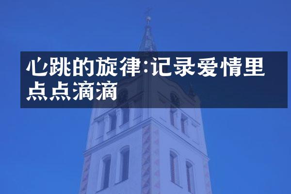 心跳的旋律:记录爱情里的点点滴滴