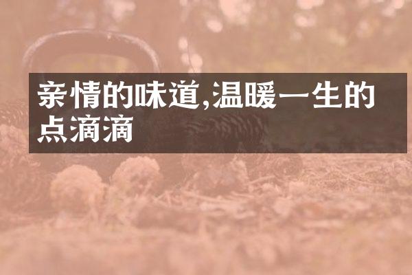 亲情的味道,温暖一生的点点滴滴